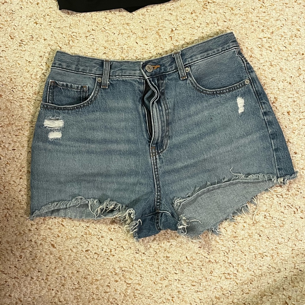 Uniqlo Women's Blue Jean Shorts